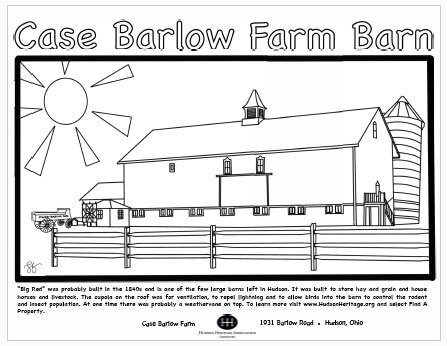 Case Barlow Farm Coloring Page