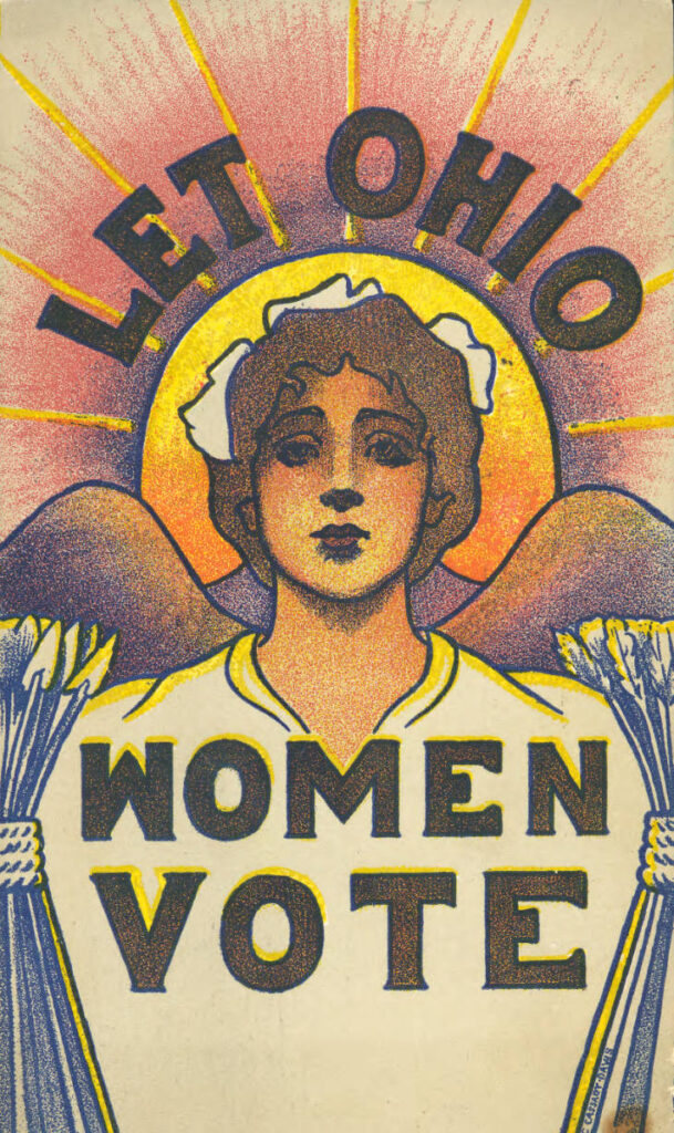Let Ohio Women Vote poster