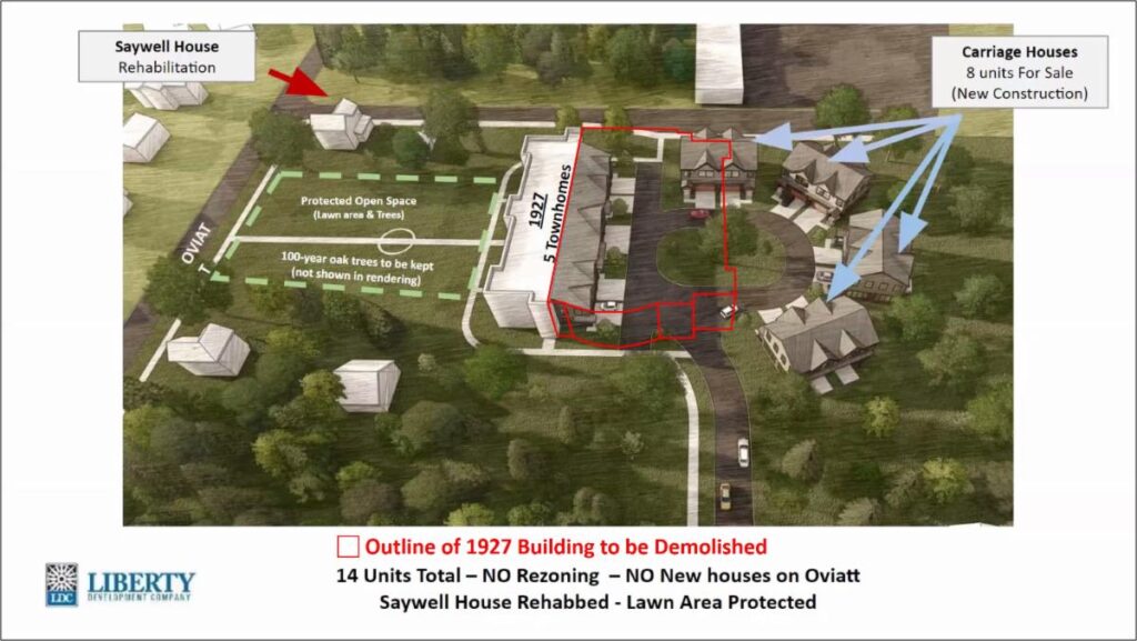 Photo of possible redevelopment plan of Hudson Middle School